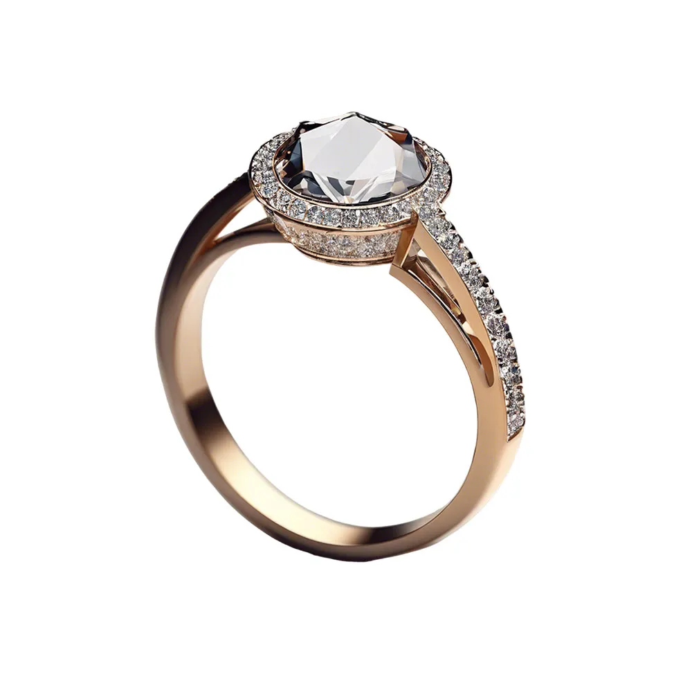 product-extended-new 9ct white gold 0.25ct total diamond solitaire ring - Image 1